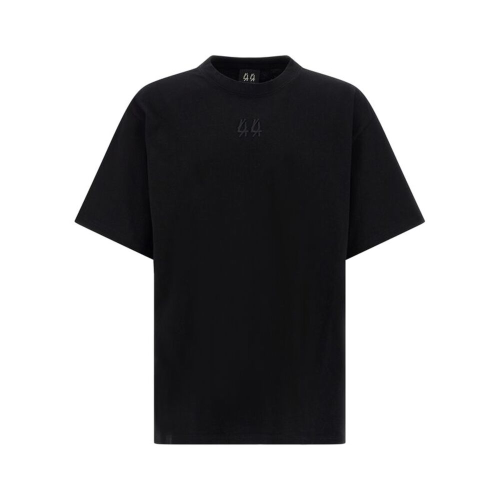 44 Label Group Black Cotton Men's T-Shirt